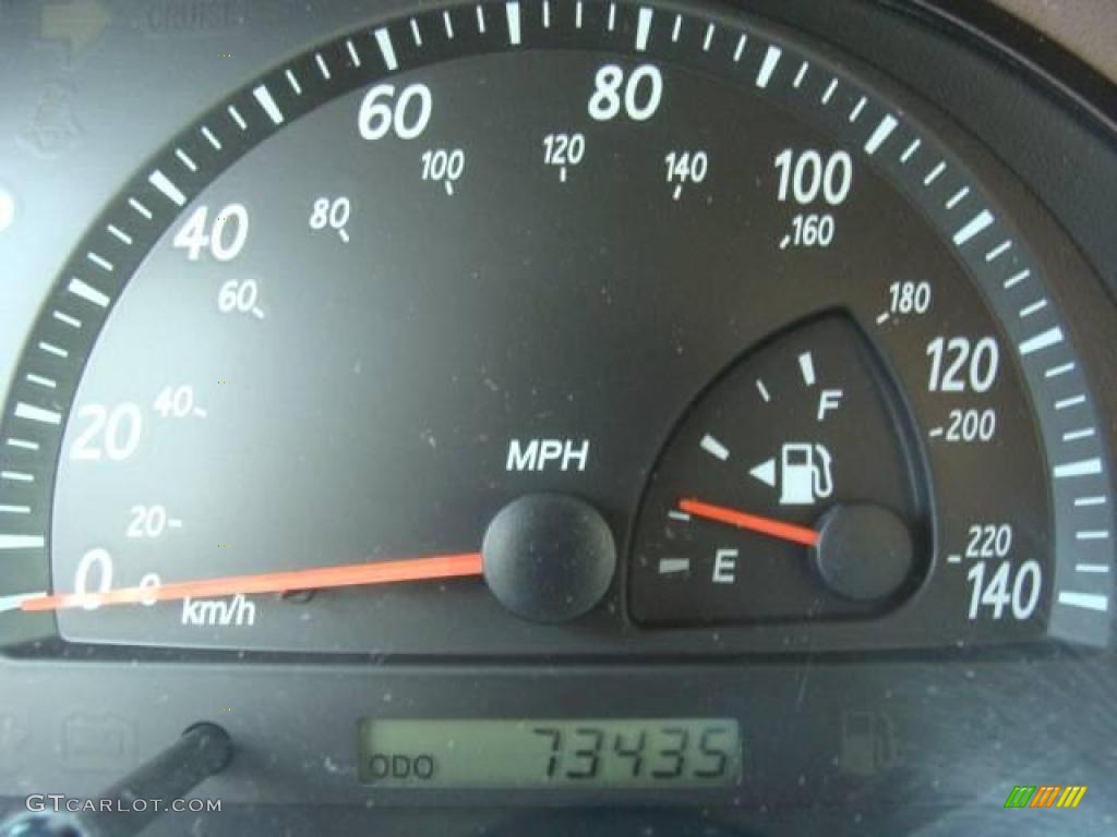 2002 Camry LE - Black / Taupe photo #10
