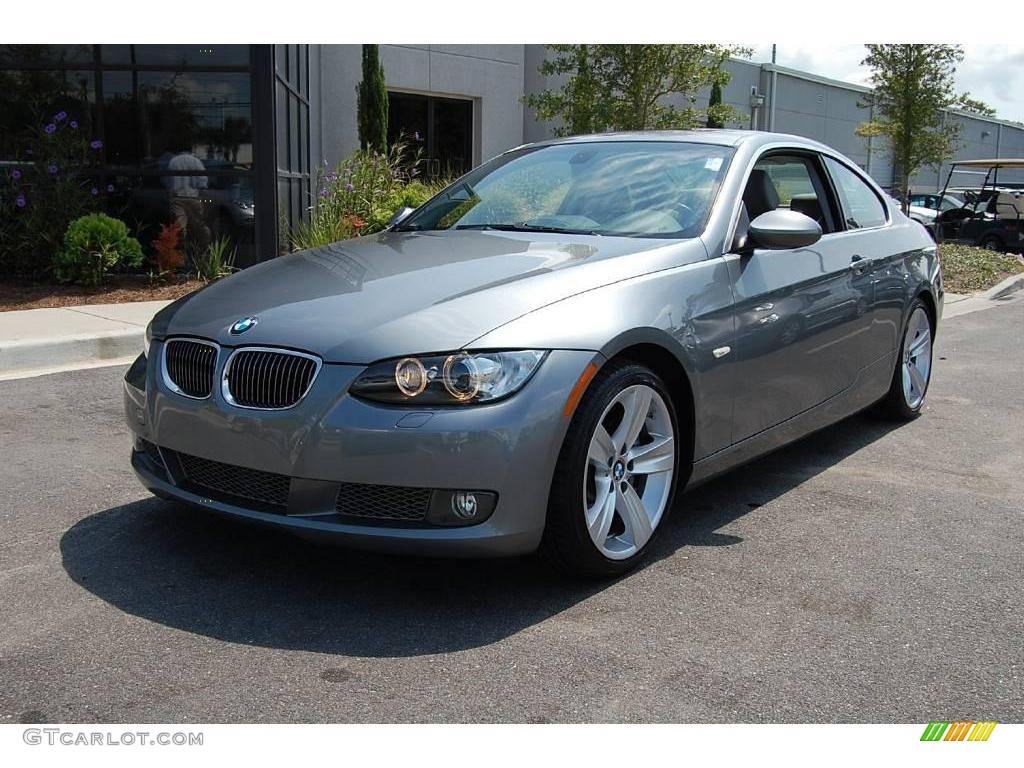 2007 3 Series 335i Coupe - Space Gray Metallic / Grey photo #13