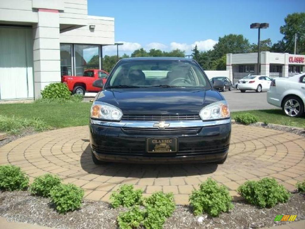 2005 Malibu Sedan - Black / Gray photo #3