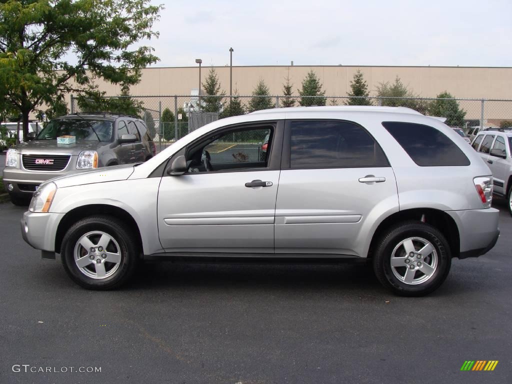 2005 Equinox LT AWD - Galaxy Silver Metallic / Light Gray photo #8