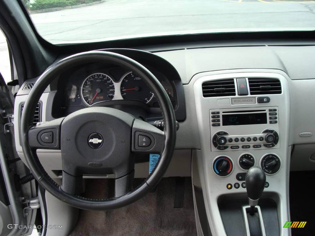 2005 Equinox LT AWD - Galaxy Silver Metallic / Light Gray photo #16