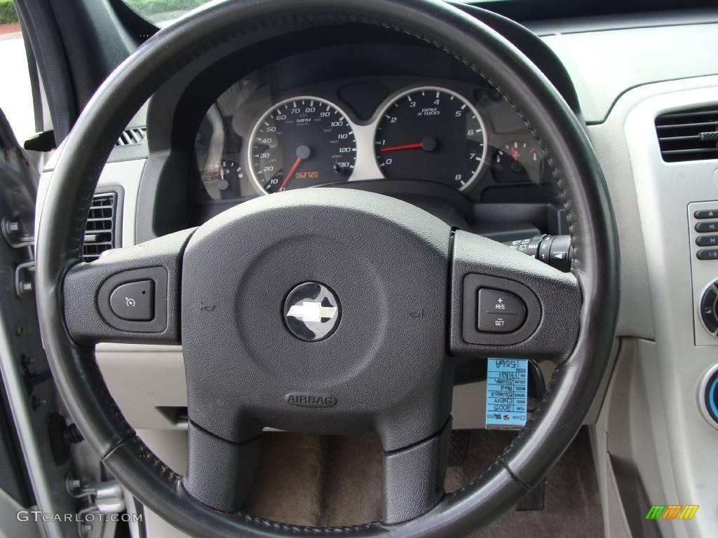 2005 Equinox LT AWD - Galaxy Silver Metallic / Light Gray photo #17