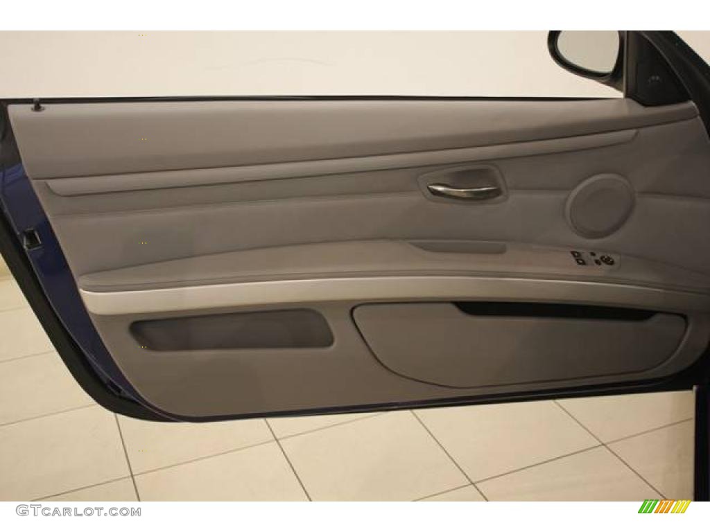 2007 3 Series 335i Coupe - Montego Blue Metallic / Grey photo #7
