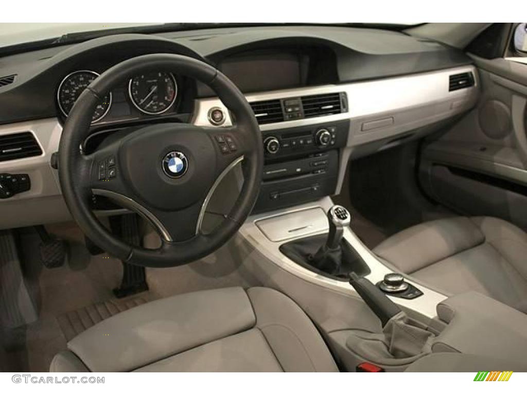 2007 3 Series 335i Coupe - Montego Blue Metallic / Grey photo #10