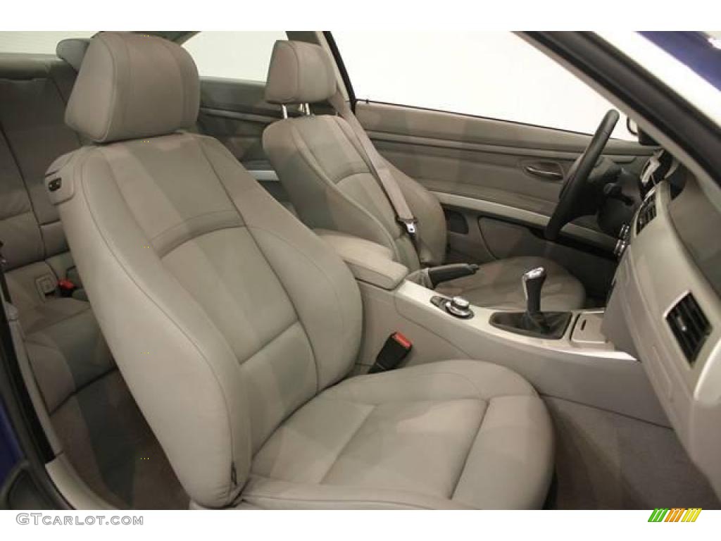 2007 3 Series 335i Coupe - Montego Blue Metallic / Grey photo #18