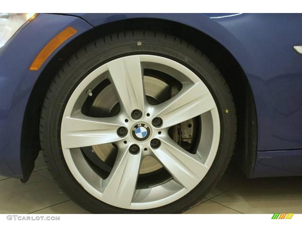 2007 3 Series 335i Coupe - Montego Blue Metallic / Grey photo #23