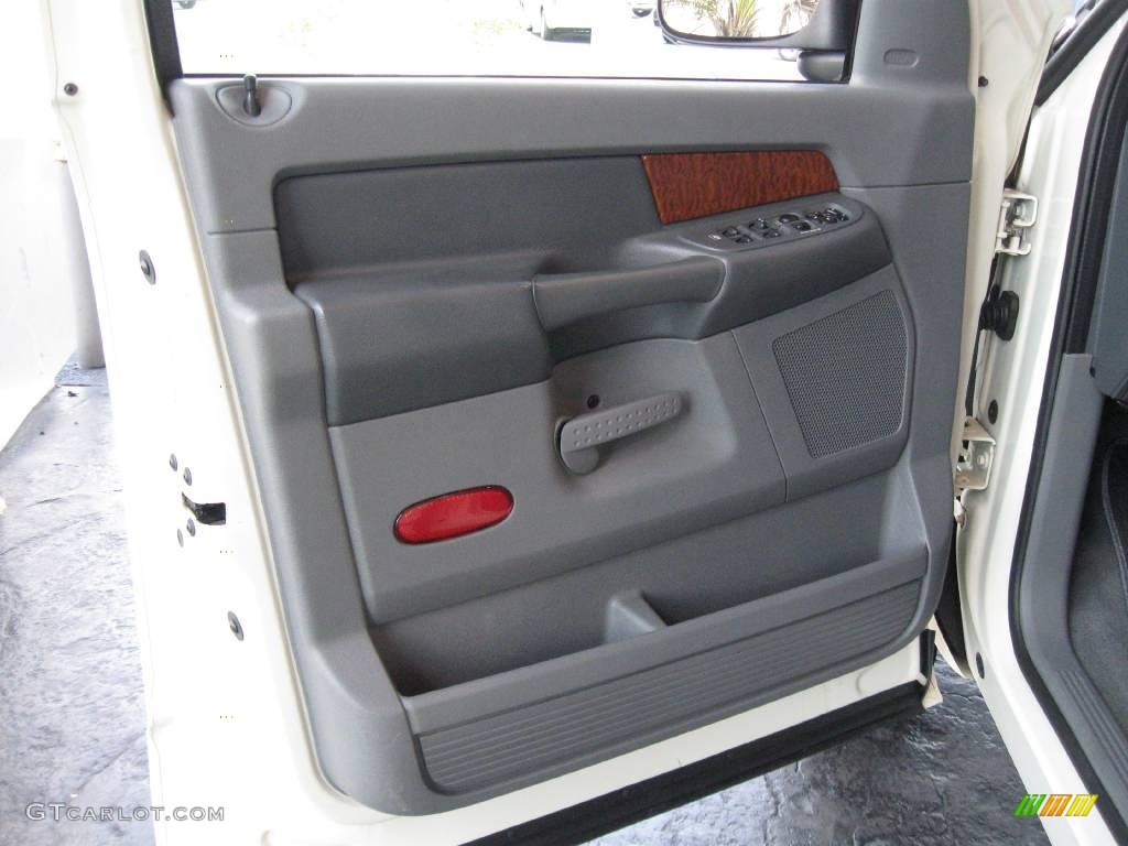 2006 Ram 1500 SLT Quad Cab - Bright White / Medium Slate Gray photo #13