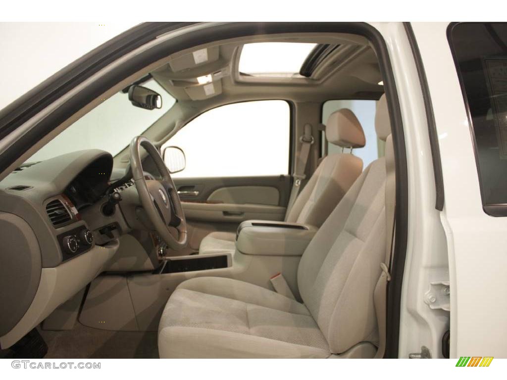 2007 Tahoe LT 4x4 - Summit White / Light Cashmere/Ebony photo #8