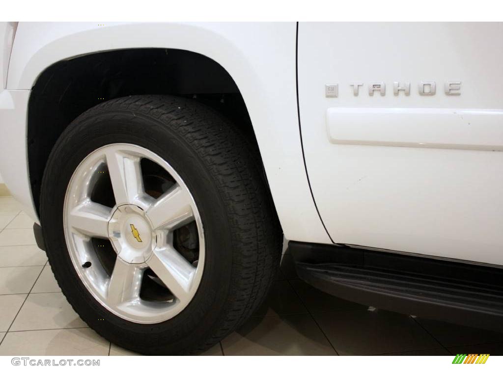 2007 Tahoe LT 4x4 - Summit White / Light Cashmere/Ebony photo #19