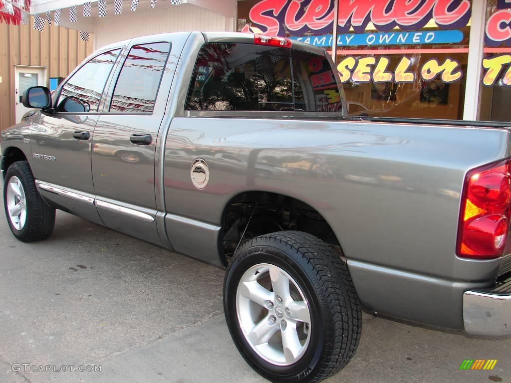 2007 Ram 1500 Big Horn Edition Quad Cab 4x4 - Mineral Gray Metallic / Medium Slate Gray photo #5