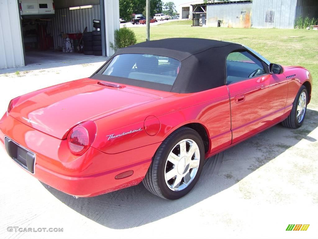 2002 Thunderbird Premium Roadster - Torch Red / Torch Red photo #6