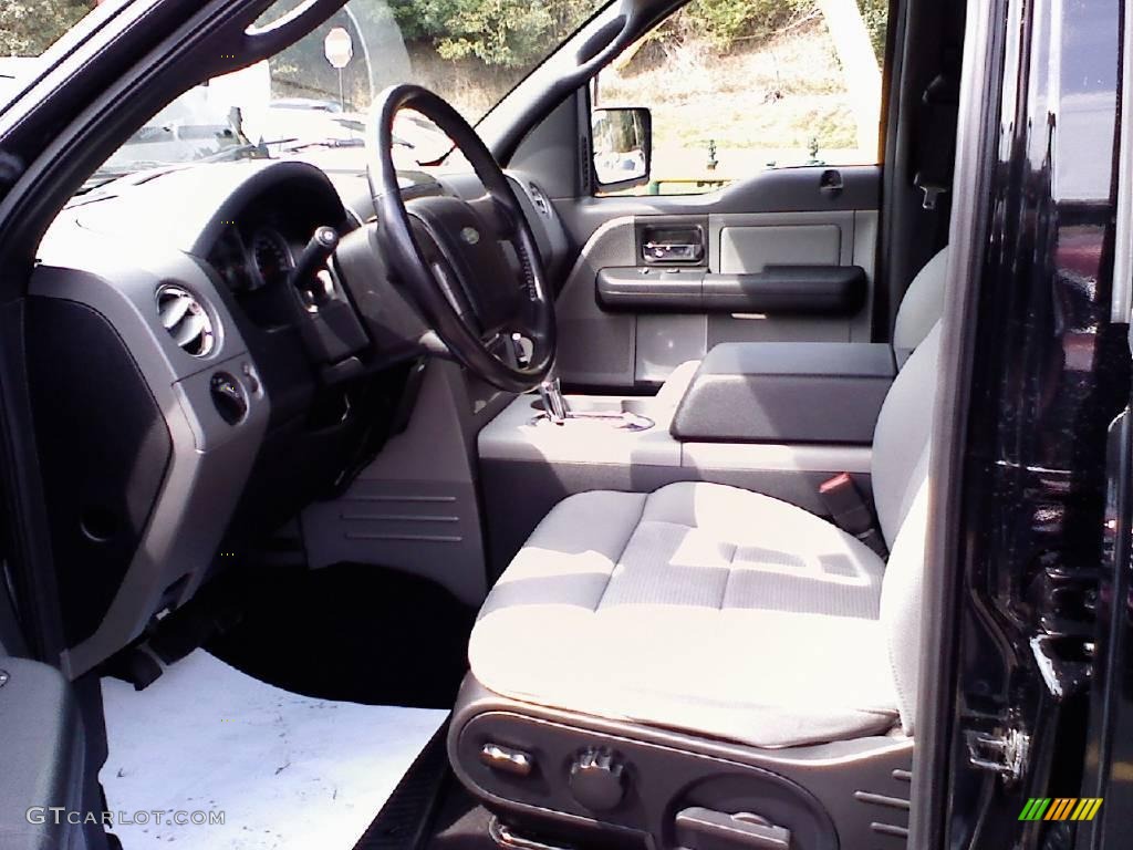 2004 F150 FX4 SuperCrew 4x4 - Black / Black/Medium Flint photo #7