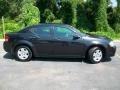 2008 Brilliant Black Crystal Pearl Dodge Avenger SE  photo #2