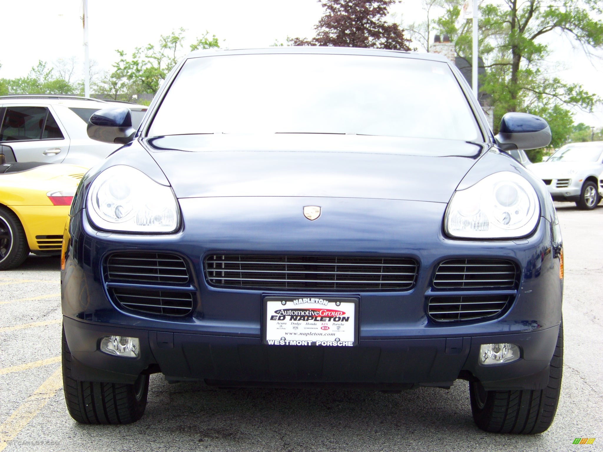 2006 Cayenne S Titanium - Marine Blue Metallic / Black/Steel Grey photo #2
