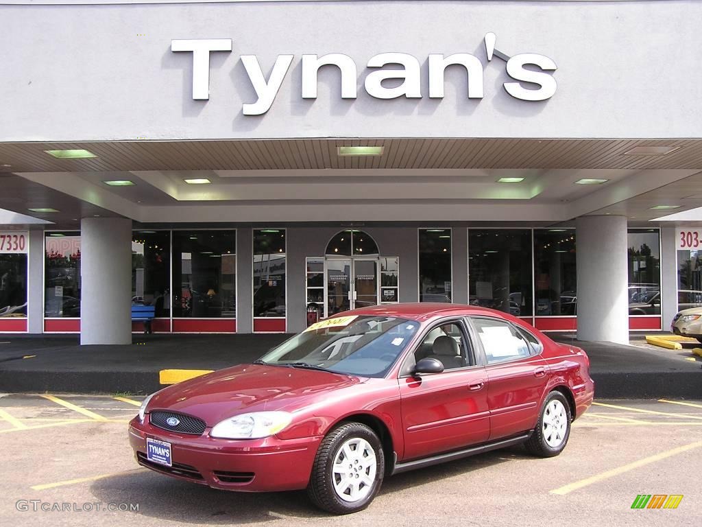 2006 Taurus SE - Merlot Metallic / Medium/Dark Flint Grey photo #1