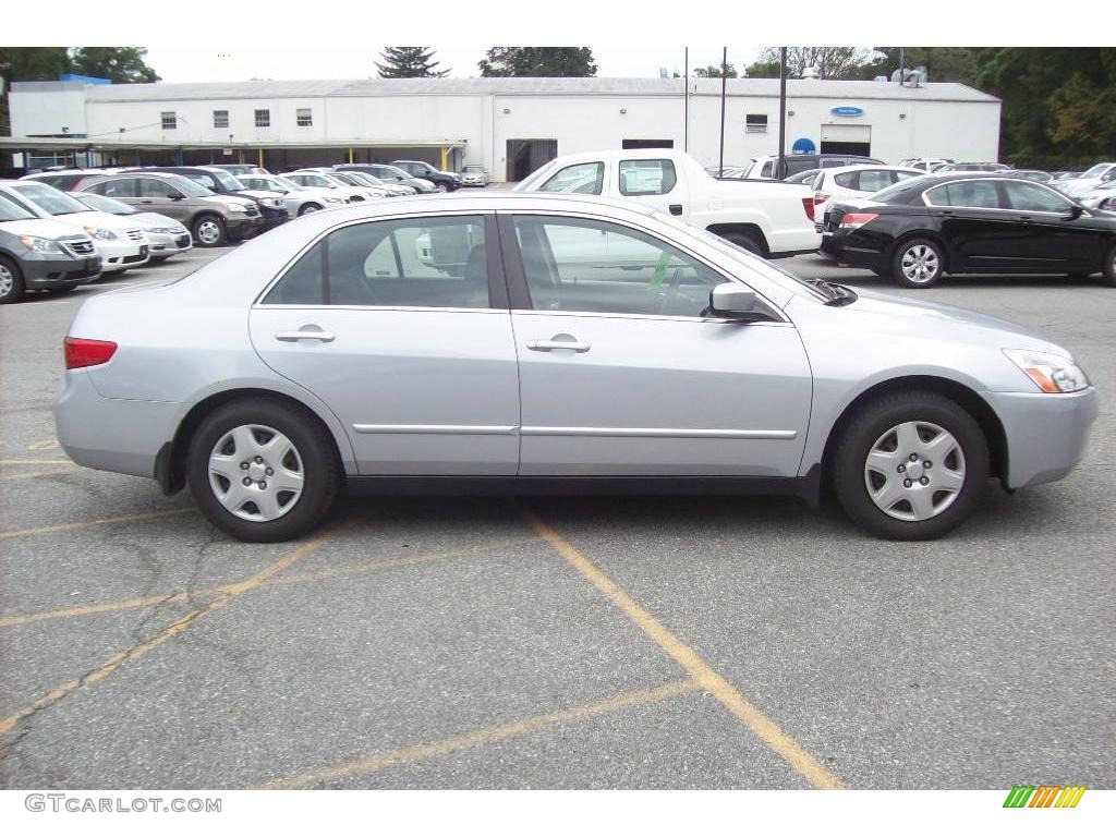 2005 Accord LX Sedan - Satin Silver Metallic / Black photo #20