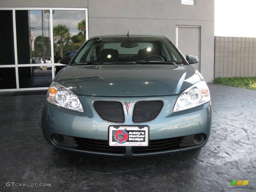 2009 G6 Sedan - Silver Green Metallic / Ebony photo #2