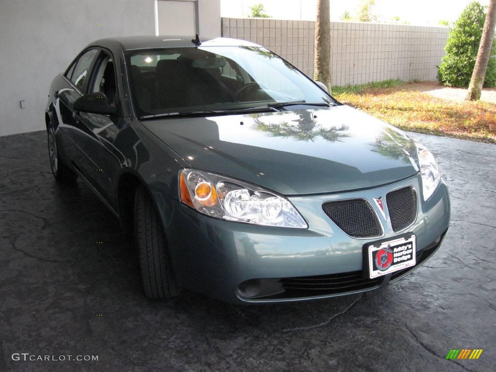 2009 G6 Sedan - Silver Green Metallic / Ebony photo #4