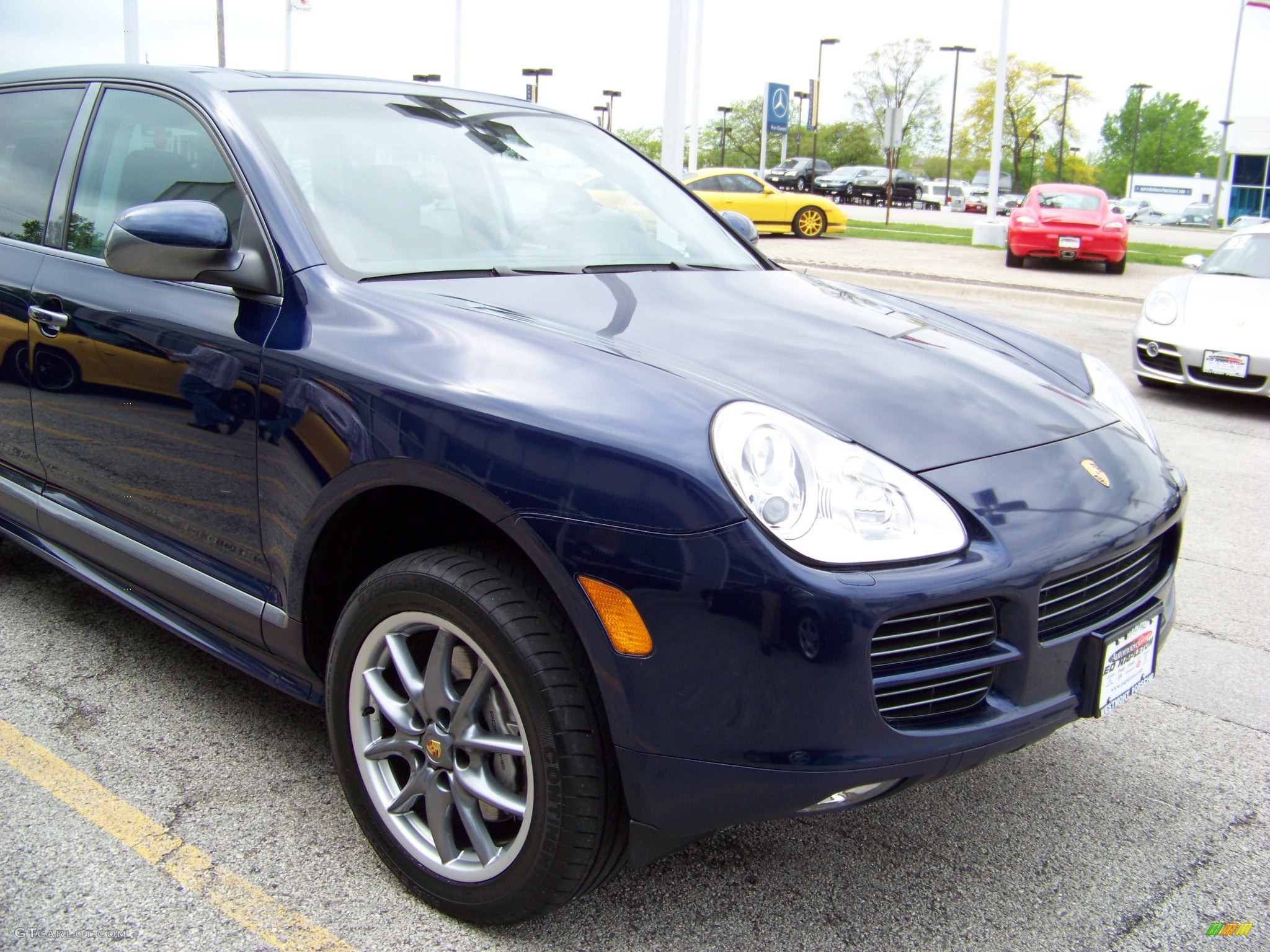 2006 Cayenne S Titanium - Marine Blue Metallic / Black/Steel Grey photo #3