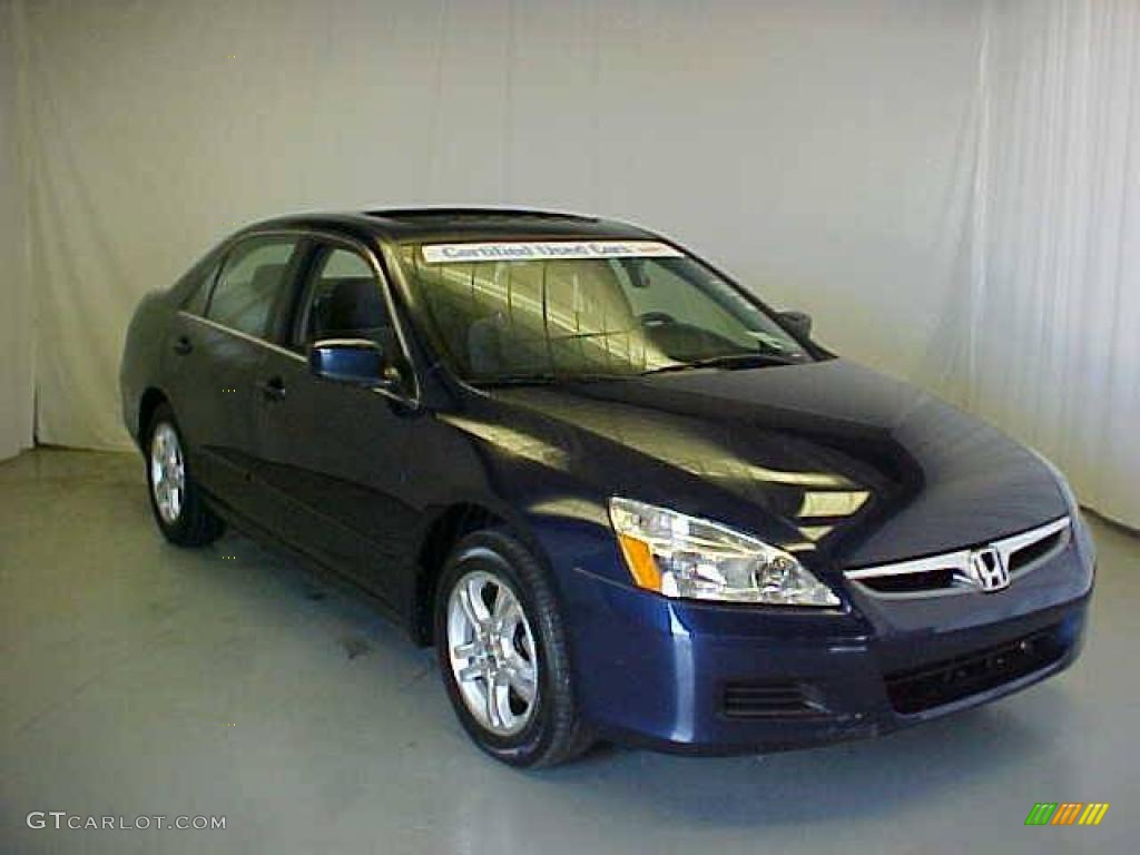 2006 Accord EX Sedan - Royal Blue Pearl / Gray photo #3