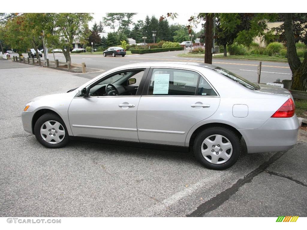 2006 Accord LX Sedan - Alabaster Silver Metallic / Black photo #9