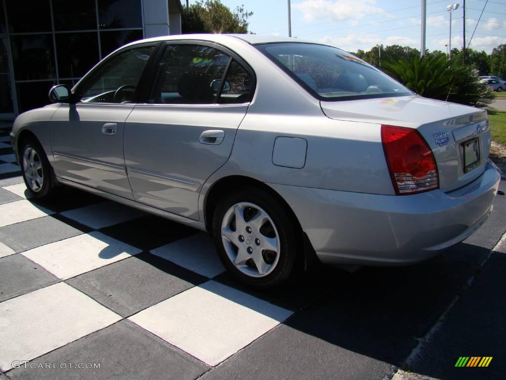 2006 Elantra GLS Sedan - Sterling Silver / Gray photo #5