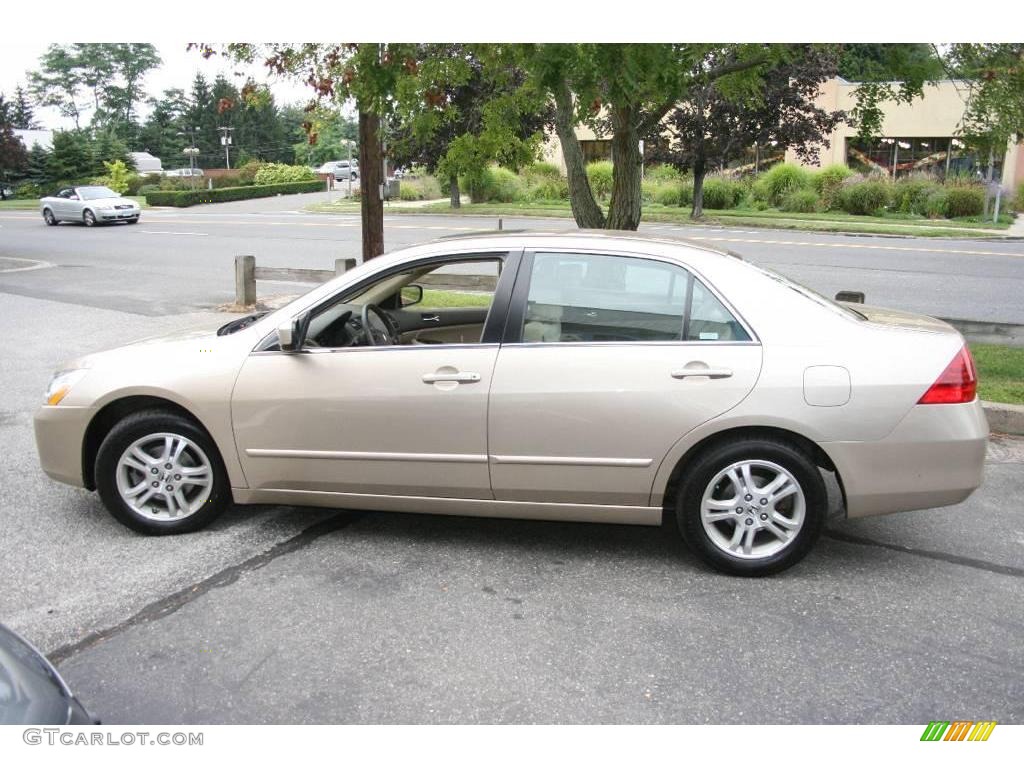 2006 Accord EX Sedan - Desert Mist Metallic / Ivory photo #9