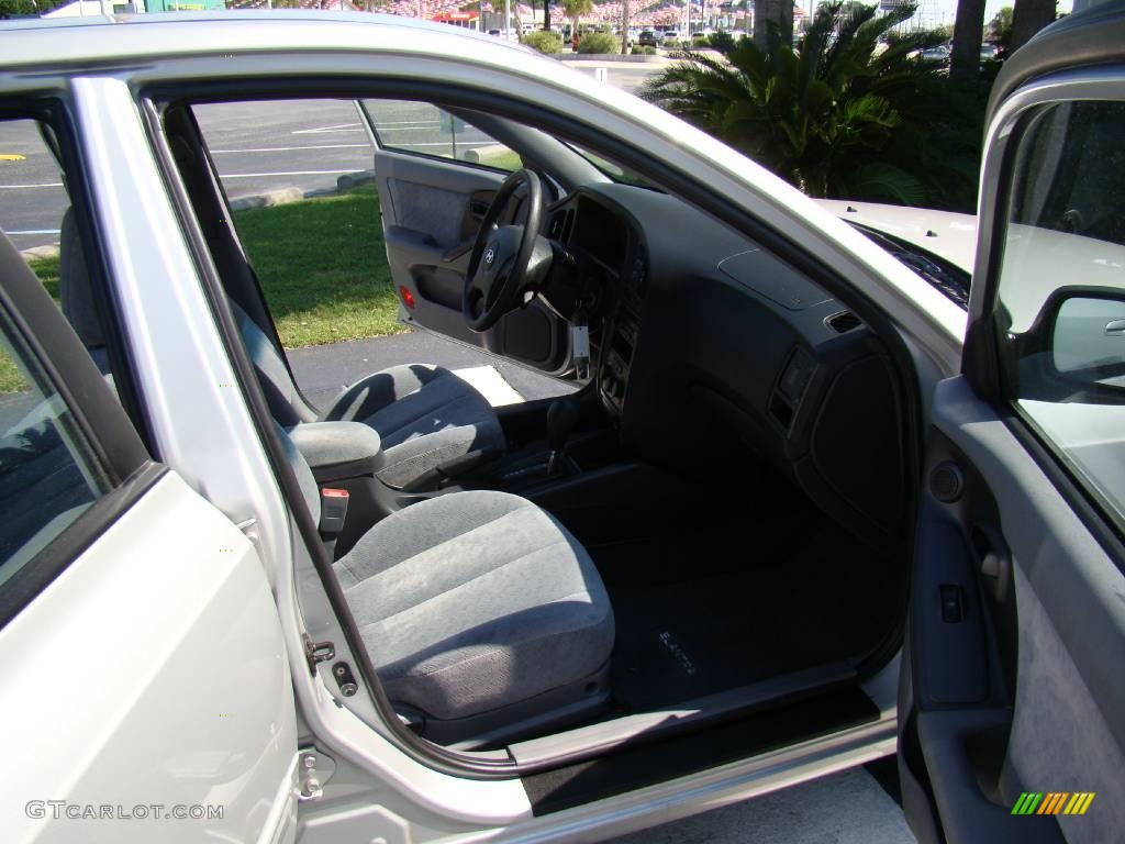 2006 Elantra GLS Sedan - Sterling Silver / Gray photo #11