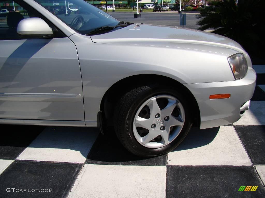 2006 Elantra GLS Sedan - Sterling Silver / Gray photo #21