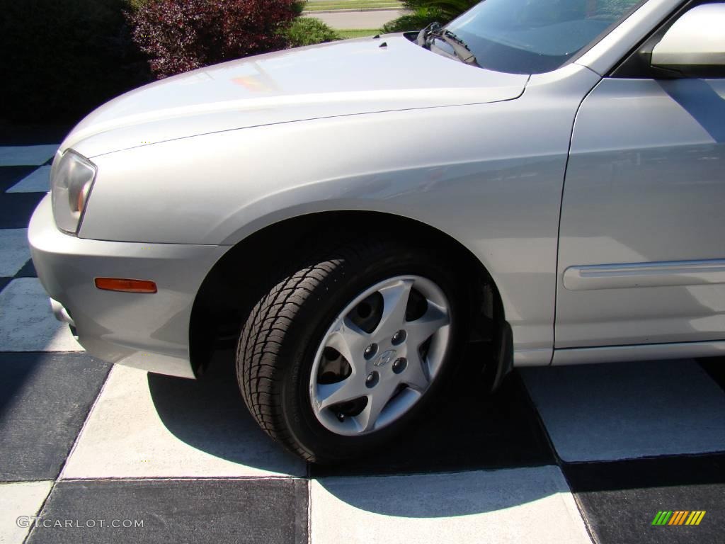 2006 Elantra GLS Sedan - Sterling Silver / Gray photo #22