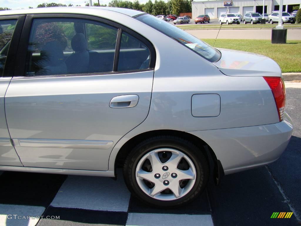 2006 Elantra GLS Sedan - Sterling Silver / Gray photo #23