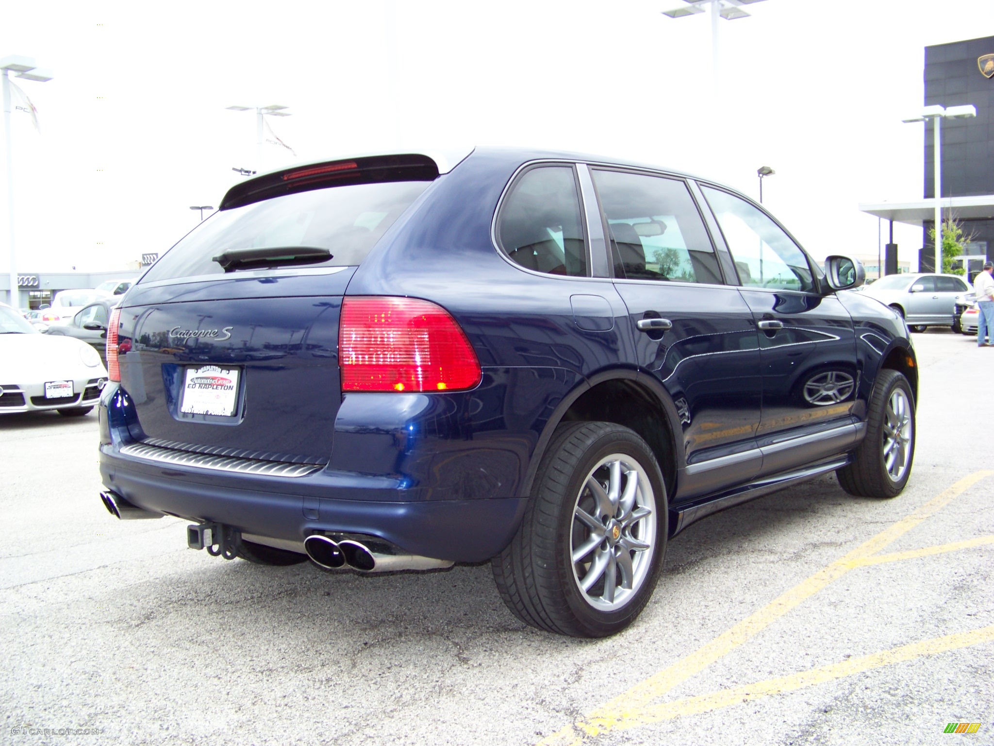 2006 Cayenne S Titanium - Marine Blue Metallic / Black/Steel Grey photo #5