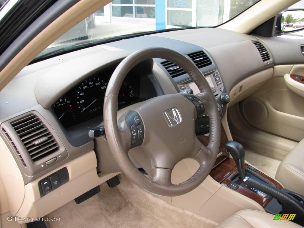 2006 Accord EX-L V6 Sedan - Nighthawk Black Pearl / Ivory photo #8