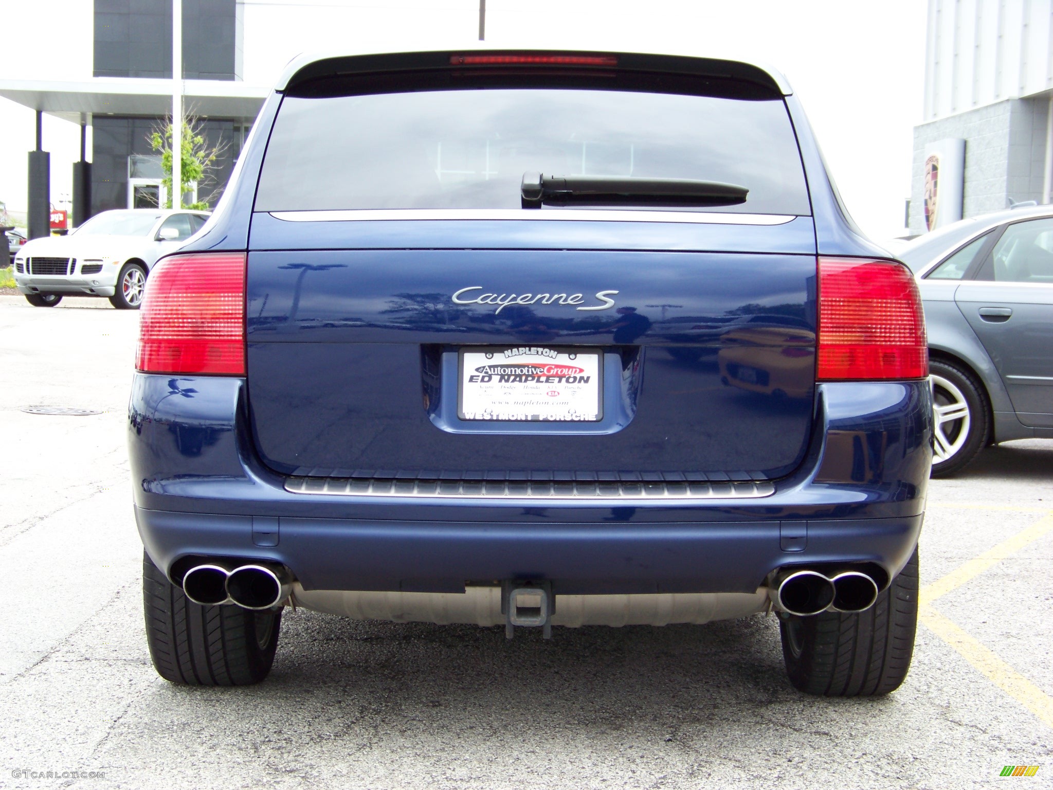 2006 Cayenne S Titanium - Marine Blue Metallic / Black/Steel Grey photo #6
