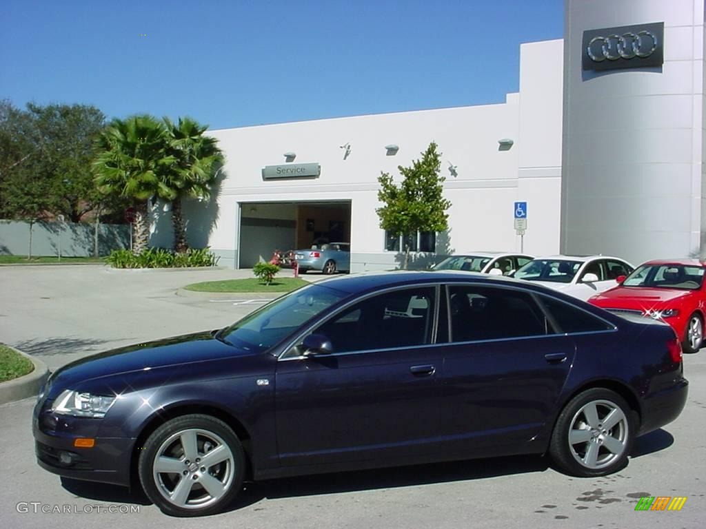 2008 A6 3.2 quattro Sedan - Oyster Grey Metallic / Black photo #2