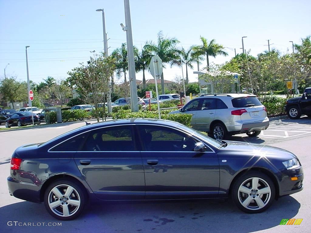 2008 A6 3.2 quattro Sedan - Oyster Grey Metallic / Black photo #6