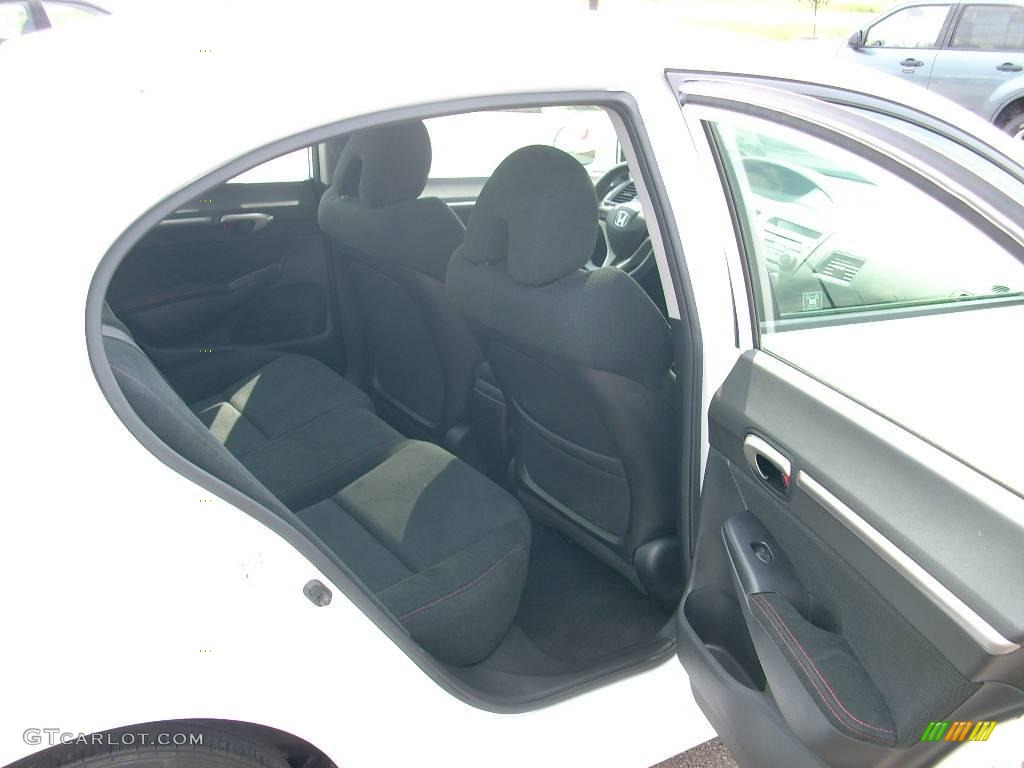 2007 Civic Si Sedan - Taffeta White / Black photo #12