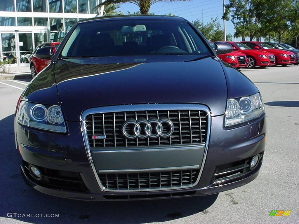 2008 A6 3.2 quattro Sedan - Oyster Grey Metallic / Black photo #8