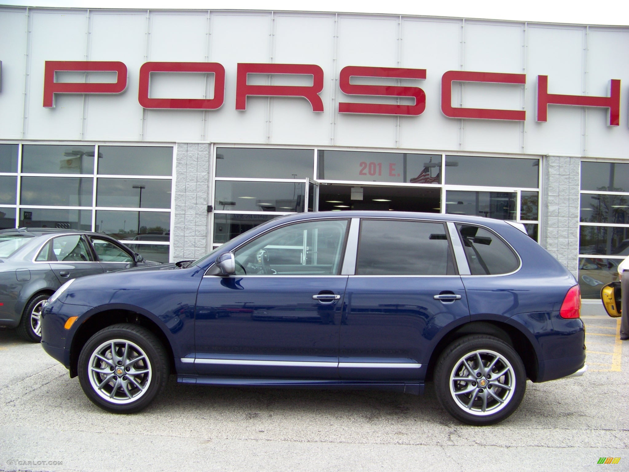 2006 Cayenne S Titanium - Marine Blue Metallic / Black/Steel Grey photo #8