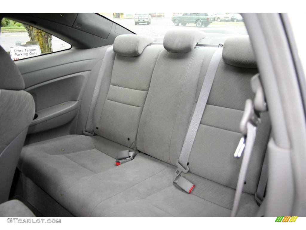 2007 Civic EX Coupe - Galaxy Gray Metallic / Gray photo #15
