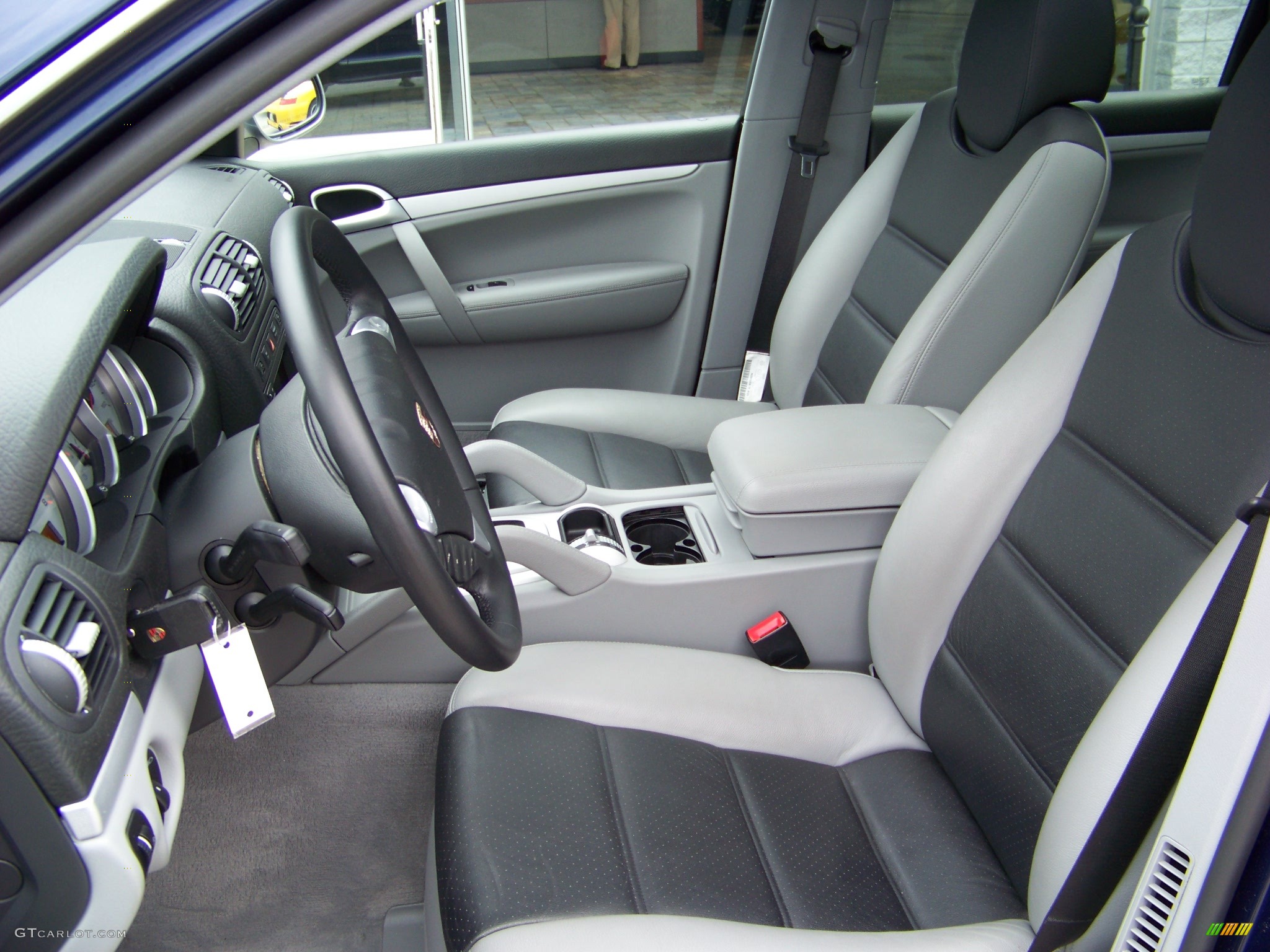 2006 Cayenne S Titanium - Marine Blue Metallic / Black/Steel Grey photo #10