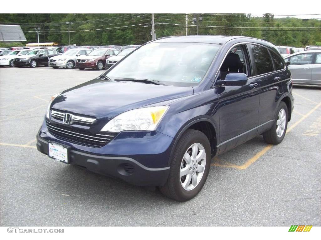2007 CR-V EX-L 4WD - Royal Blue Pearl / Black photo #21