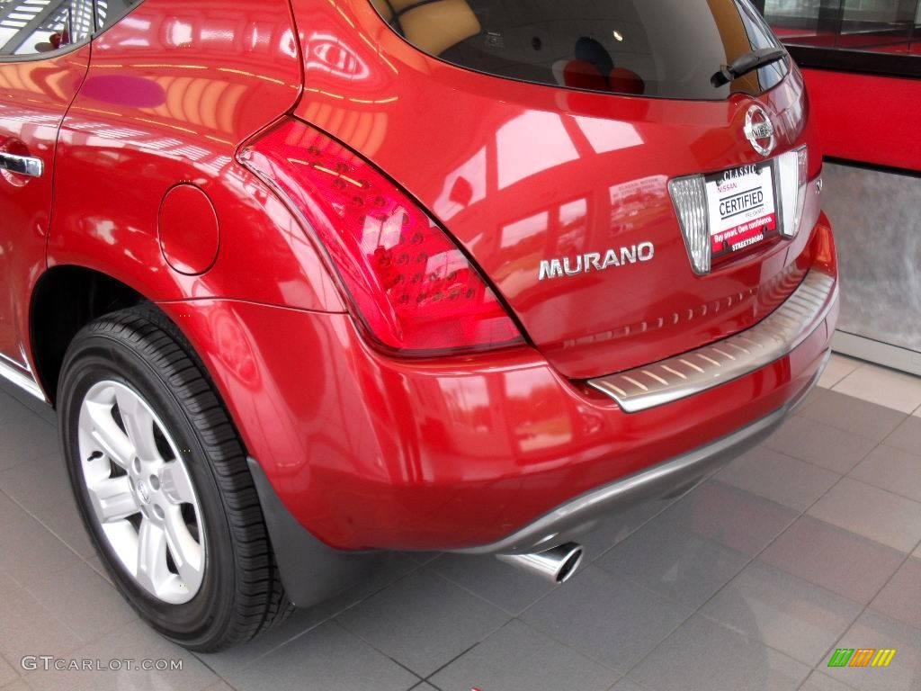 2006 Sunset Red Pearl Metallic Nissan Murano Sl 17749086 Photo 9