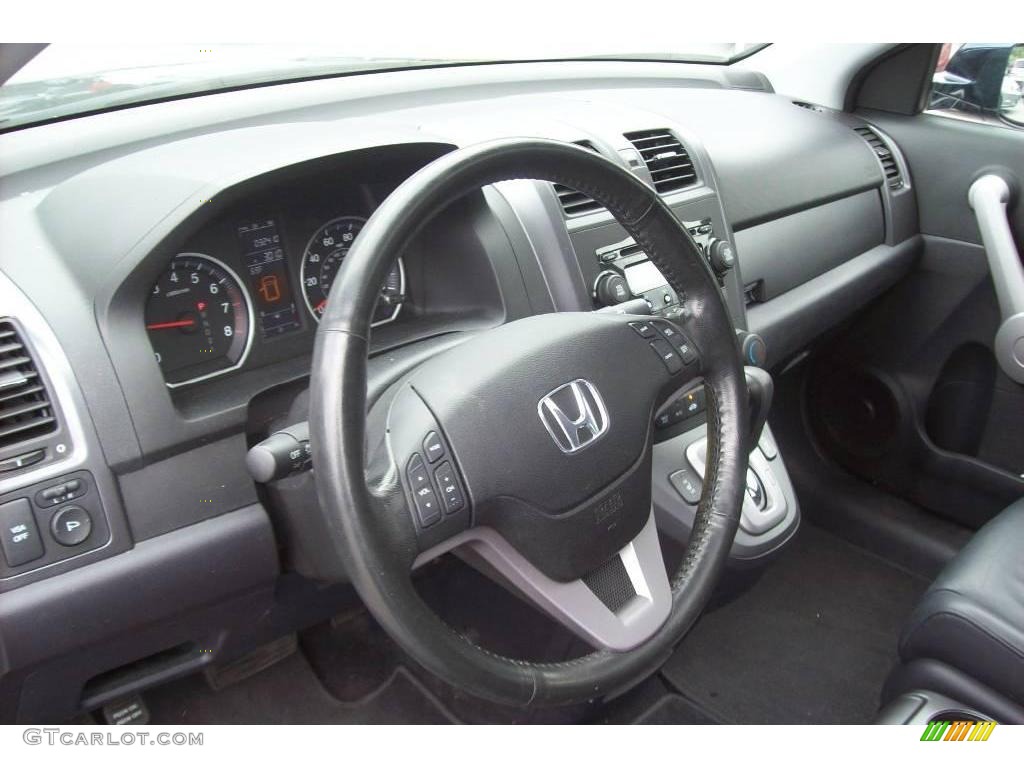 2007 CR-V EX-L 4WD - Royal Blue Pearl / Black photo #31