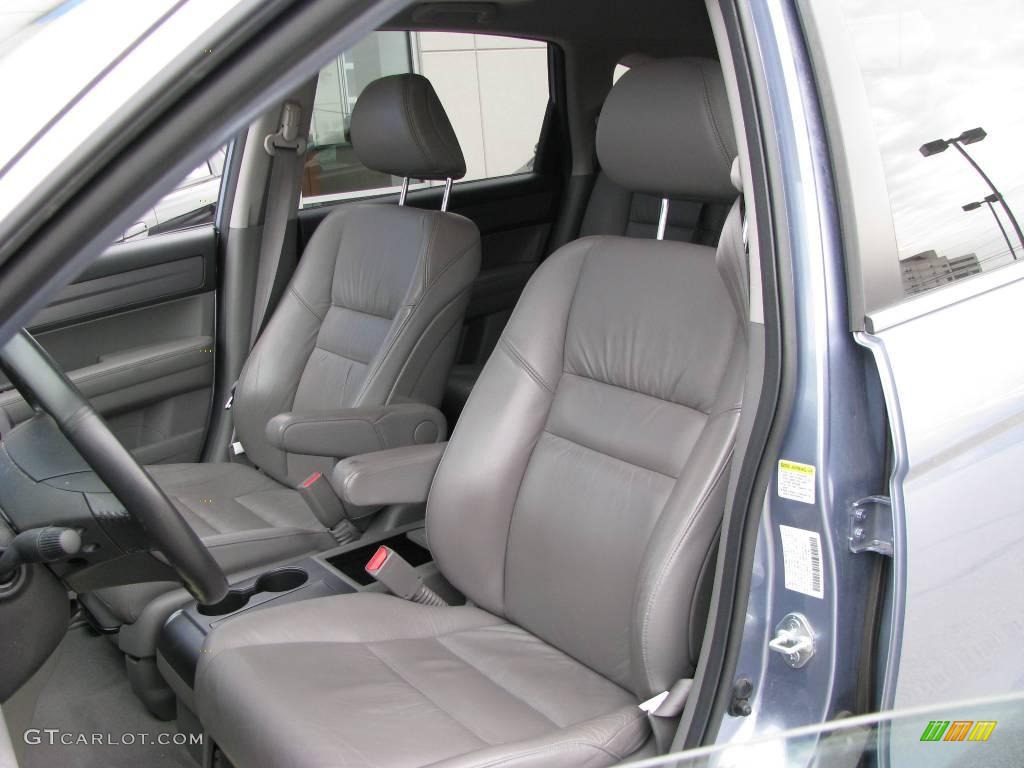 2007 CR-V EX-L 4WD - Glacier Blue Metallic / Gray photo #10