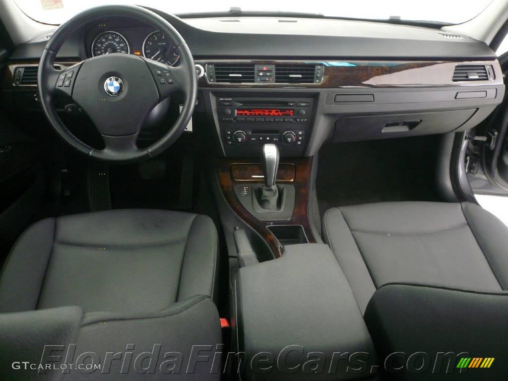 2006 3 Series 325i Sedan - Sparkling Graphite Metallic / Black photo #16
