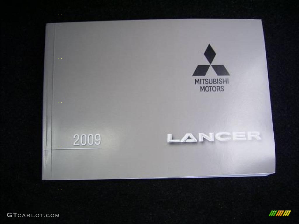 2009 Lancer GTS - Rotor Glow Orange Metallic / Black photo #22