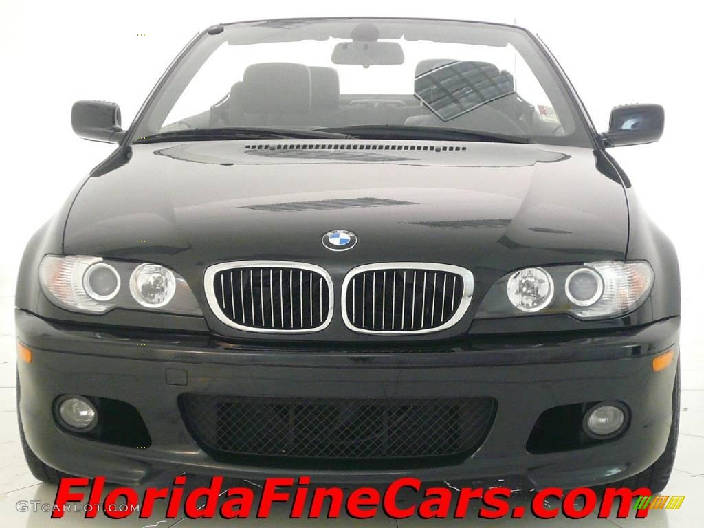 2006 3 Series 330i Convertible - Jet Black / Black photo #5