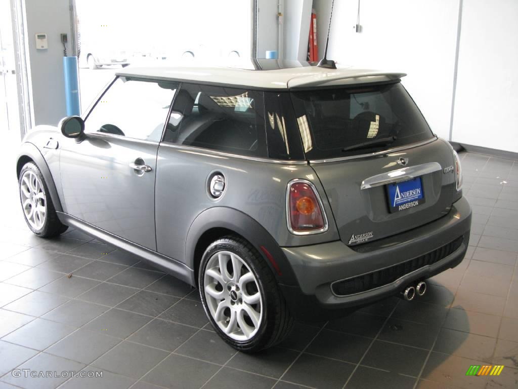 2007 Cooper S Hardtop - Dark Silver Metallic / Punch Carbon Black photo #4