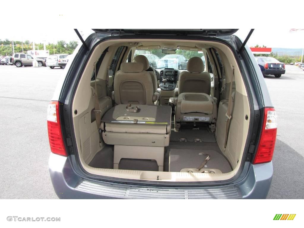 2008 Sedona LX - Olive Gray Metallic / Beige photo #13